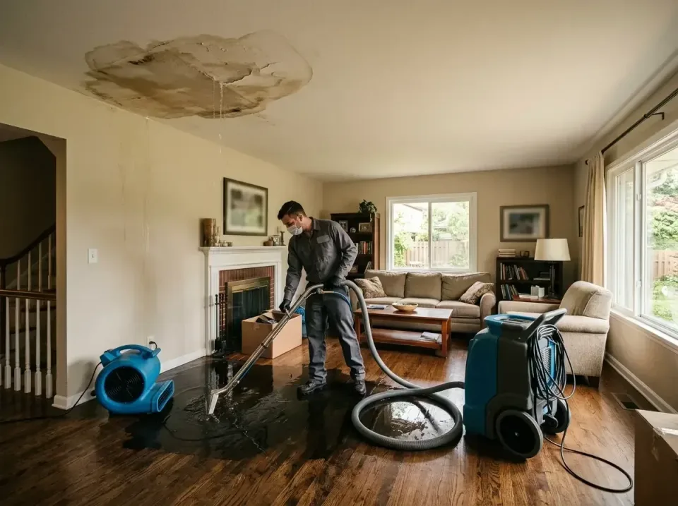 attic-pipe-burst-ceiling-drip-008 — frequently asked questions, Water Damage Restoration & Carpet Care in Bainbridge, OH